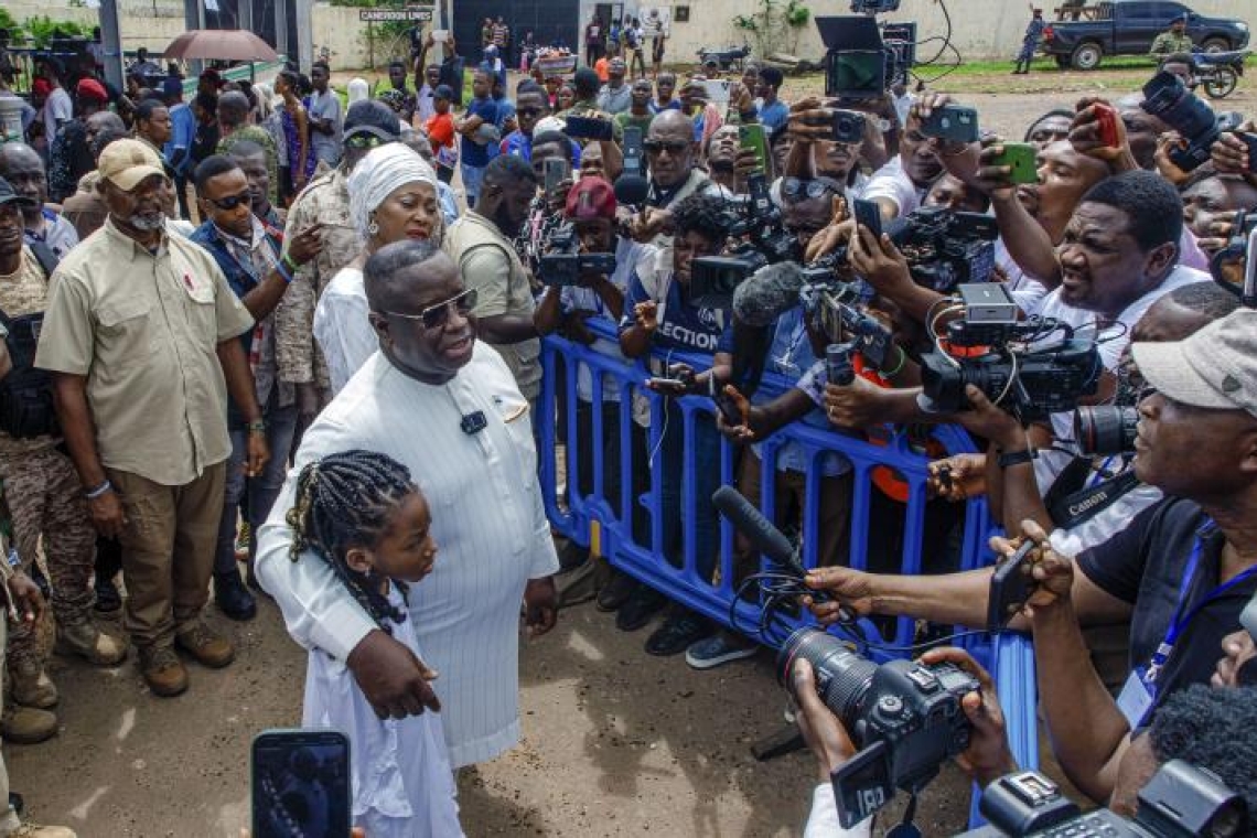 Présidentielle en Sierra Leone : Maada Bio en tête après 60% du dépouillement